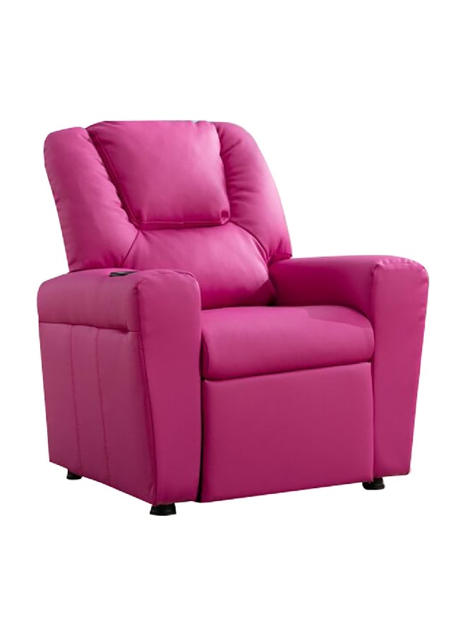 Micasa Elegant and Modern Design Recliner with Push Back Seat Pink 69 x 55 x 62 cm SX-81408 PINK - Image 1